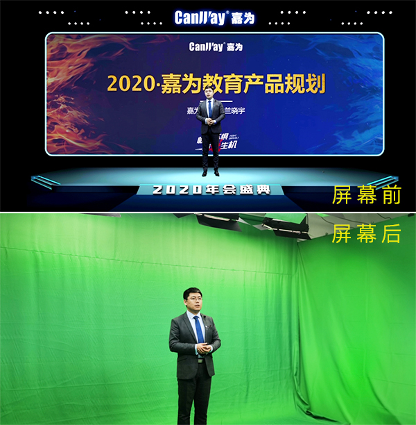 綠幕+虛擬合成技術