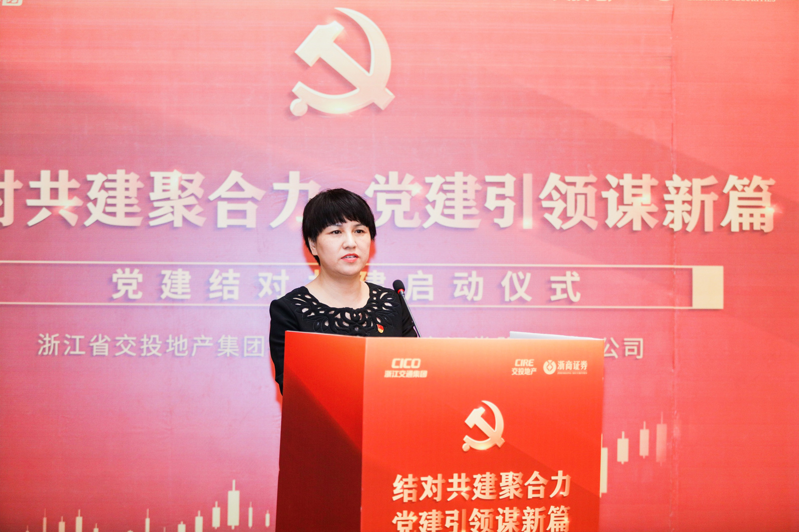 李樺在黨建結對共建活動現場發言