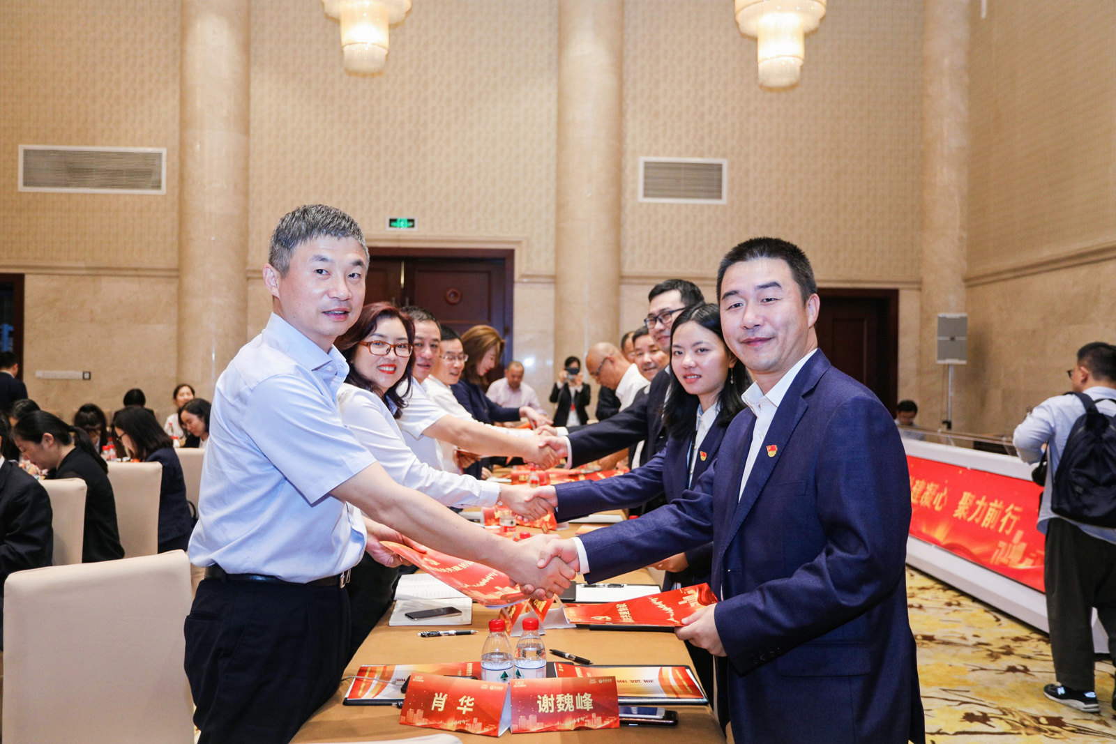 雙方組織簽約留影